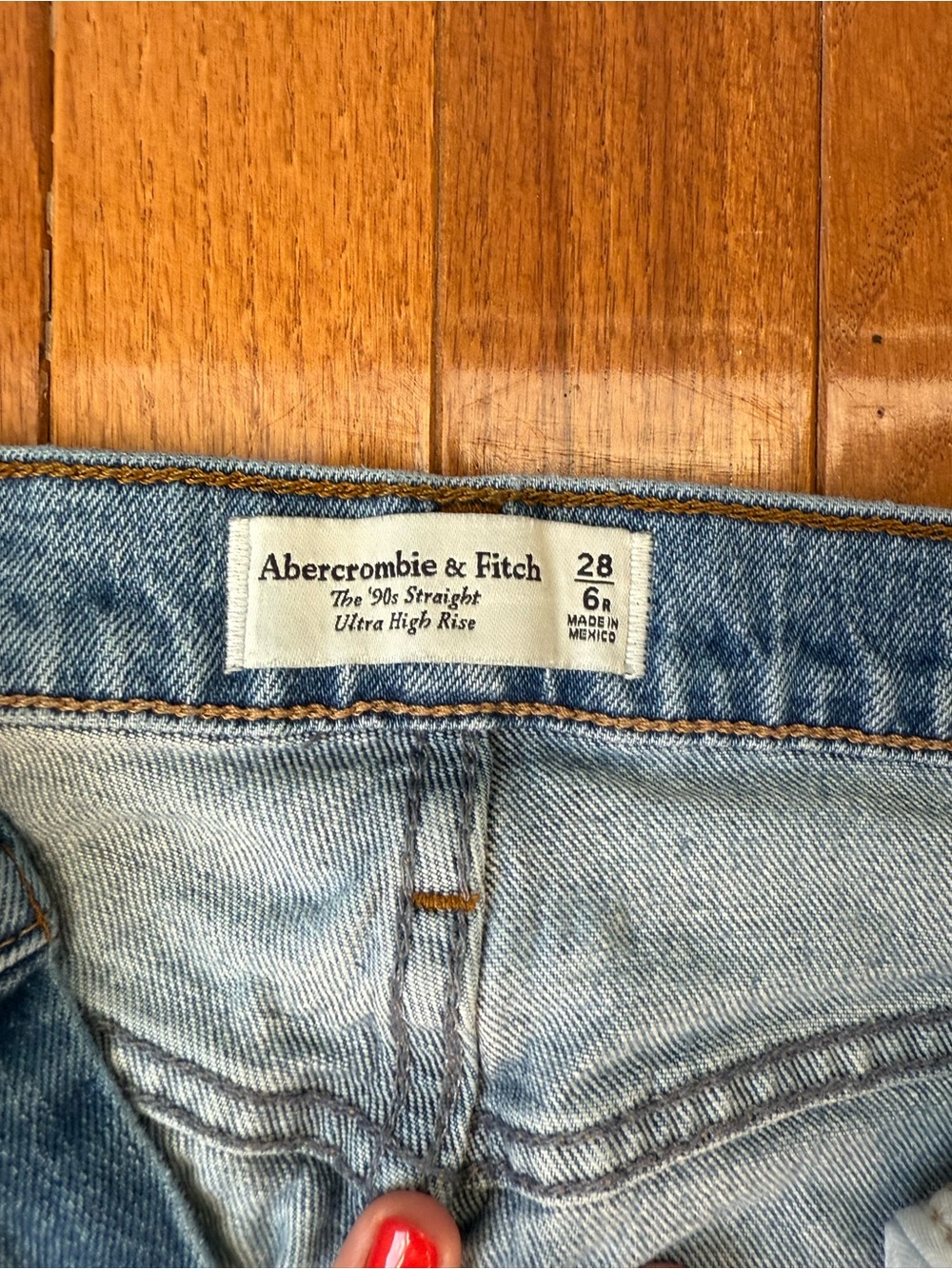 Abercrombie & Fitch Light Blue High Rise Women's Jeans